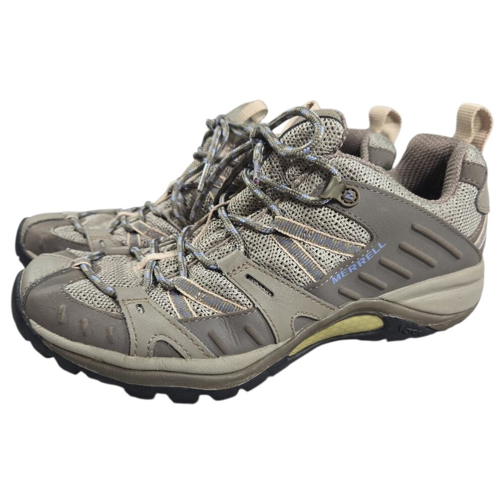 Merrell Wom US 9 Siren Sport 2 Olive Hiking Shoes Vibram Outdoor Camping Trail